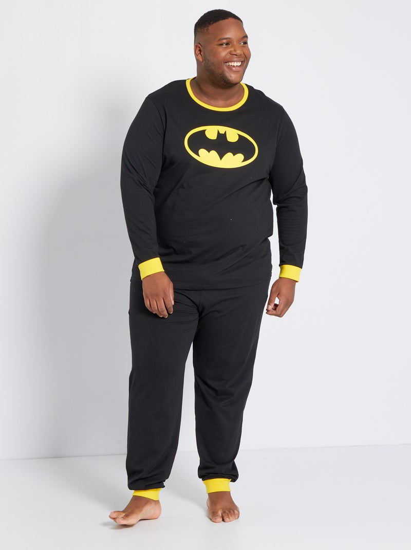 Pijama largo 'Batman' - 2 piezas NEGRO - Kiabi