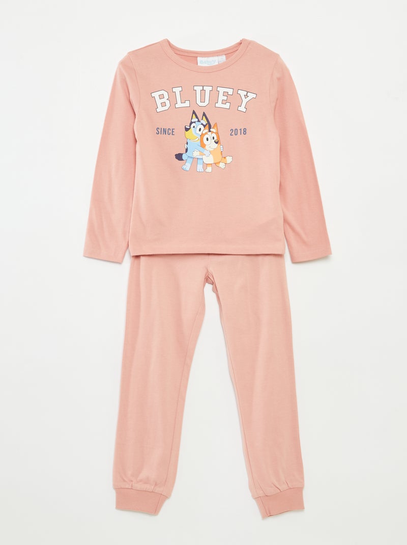 Pijama largo 'Bluey' Rosa - Kiabi