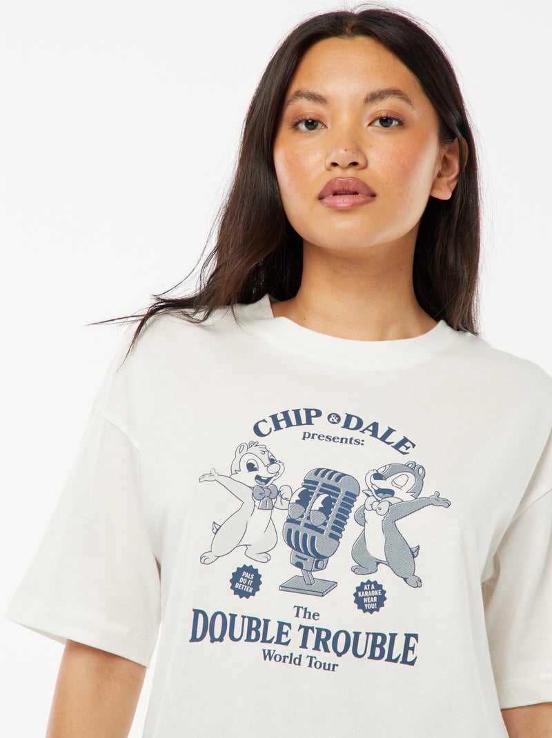 Pijama largo 'Chip y Chop' - 2 piezas Azul - Kiabi