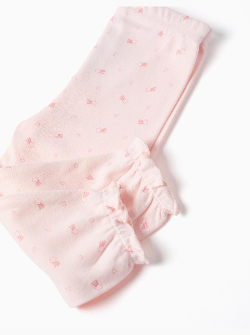 Pijama largo con estampado Blanco - Kiabi