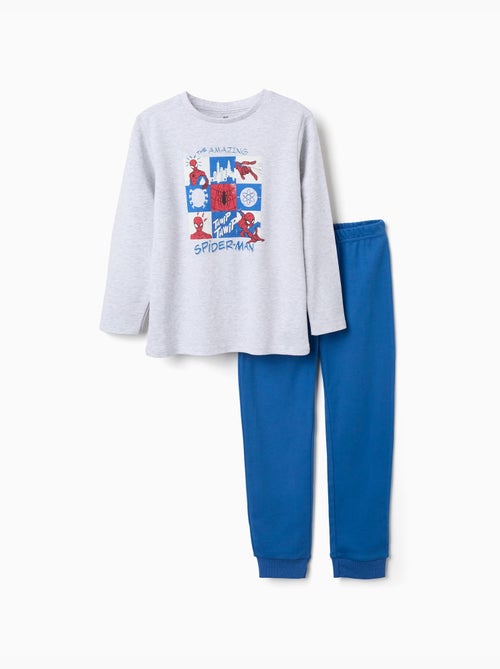 Pijama largo con estampado de Spider-Man que brilla en la oscuridad - Kiabi Pijama largo con estampado de Spider-Man que brilla en la oscuridad - Kiabi