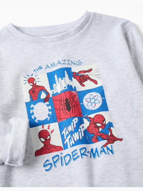 Pijama largo con estampado de Spider-Man que brilla en la oscuridad - Kiabi Pijama largo con estampado de Spider-Man que brilla en la oscuridad - Kiabi