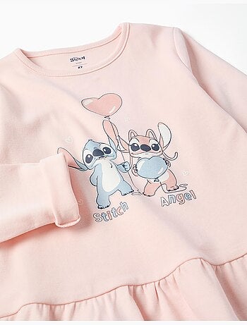 Pijama largo con estampado de Stitch que brilla en la oscuridad