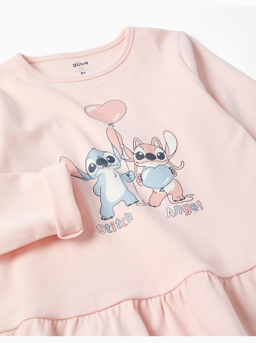Pijama largo con estampado de Stitch que brilla en la oscuridad - Kiabi