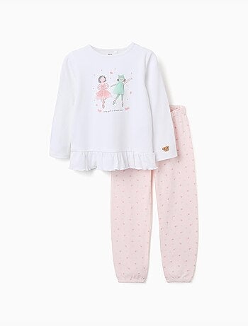 Pijama largo con estampado de superhéroes