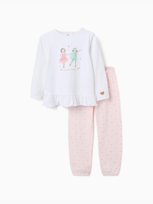 Pijama largo con estampado de superhéroes - Kiabi