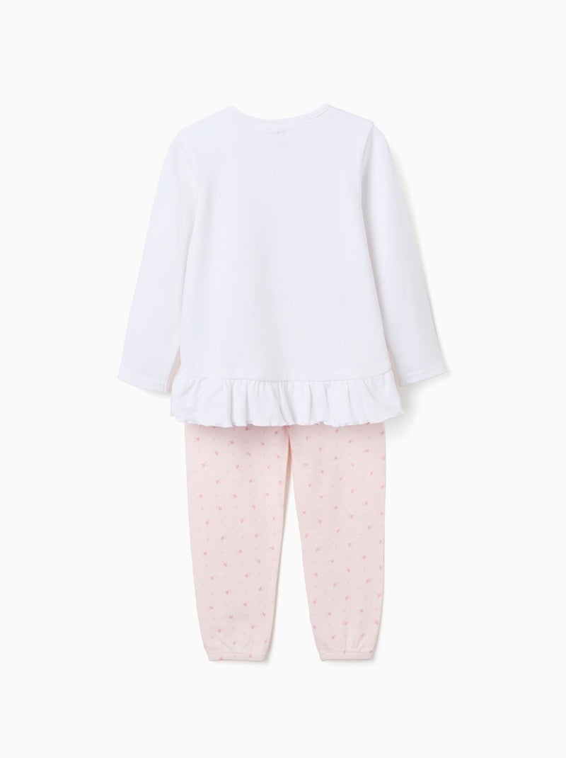 Pijama largo con estampado de superhéroes Blanco - Kiabi