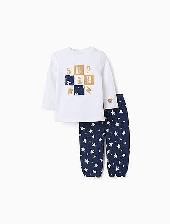 Pijama largo con estrellas