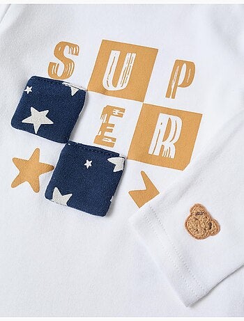 Pijama largo con estrellas