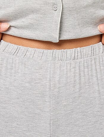 Pijama largo de 2 piezas camisa + pantalón - 2 piezas
