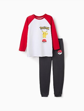 Pijama largo de algodón con estampado Pokémon