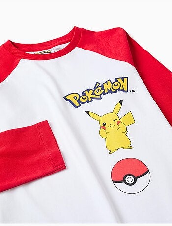 Pijama largo de algodón con estampado Pokémon