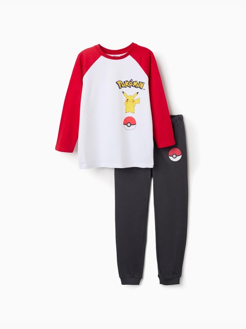 Pijama largo de algodón con estampado Pokémon - Kiabi