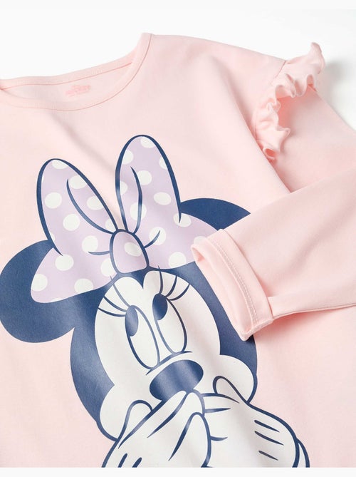 Pijama largo de algodón con estampados de Minnie - Kiabi