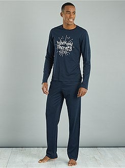 pijama invierno hombre kiabi