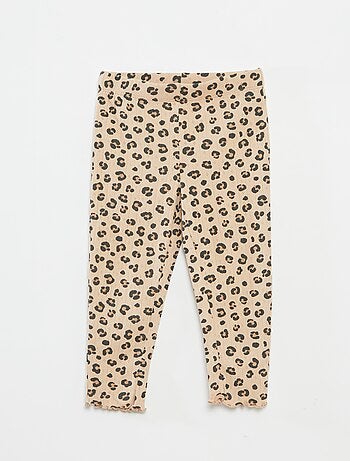 Pijama largo de canalé - 2 piezas