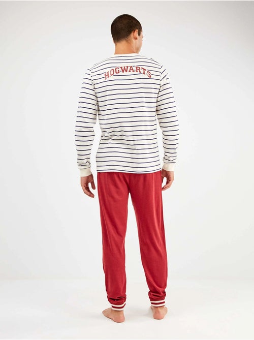 Pijama largo de hombre harry potter con rayas con algodón - Kiabi Pijama largo de hombre harry potter con rayas con algodón - Kiabi