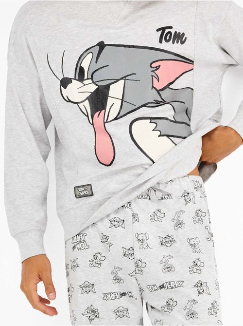 Pijama largo de hombre Tom and Jerry Family Time con algod?n - Kiabi Pijama largo de hombre Tom and Jerry Family Time con algod?n - Kiabi