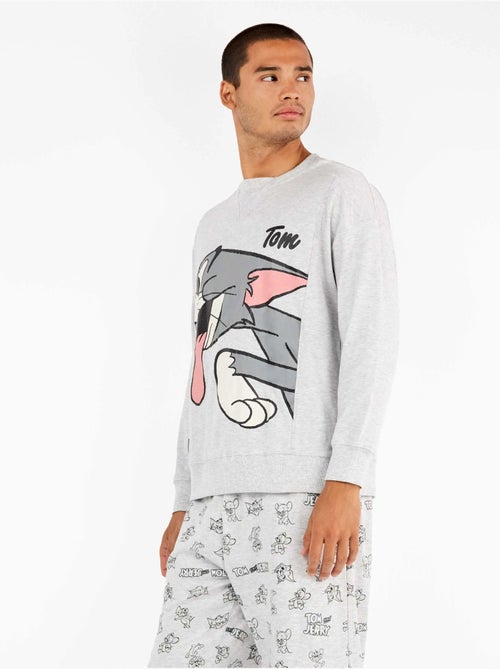 Pijama largo de hombre Tom and Jerry Family Time con algod?n - Kiabi Pijama largo de hombre Tom and Jerry Family Time con algod?n - Kiabi