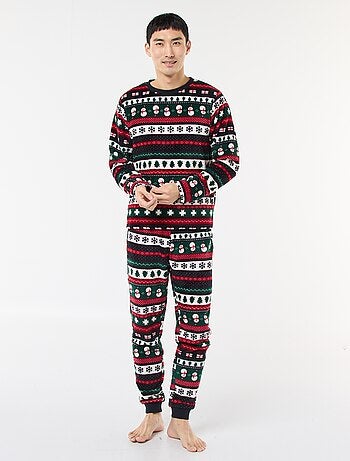 Pijama largo de Navidad - 2 piezas