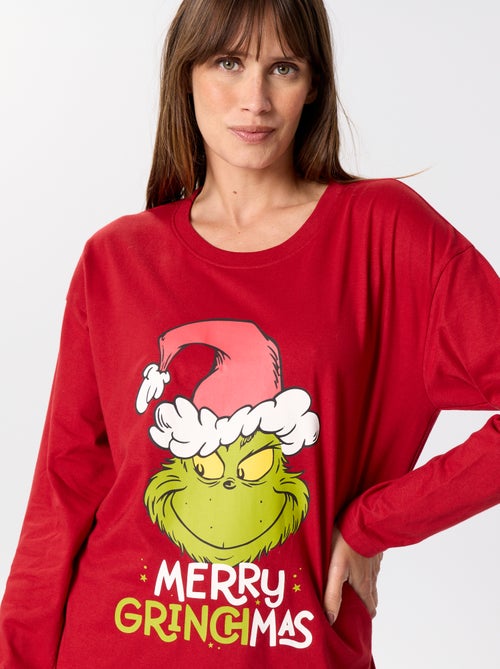 Pijama largo de Navidad "El Grinch" - 2 piezas - Kiabi