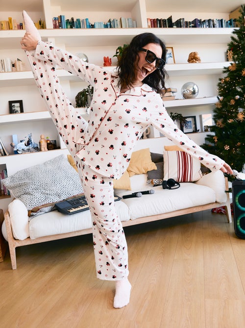 Pijama largo de Navidad 'Mickey' 'Disney' - 2 piezas - Kiabi
