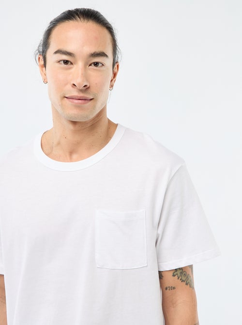 Pijama largo de popelina - 2 piezas - Kiabi