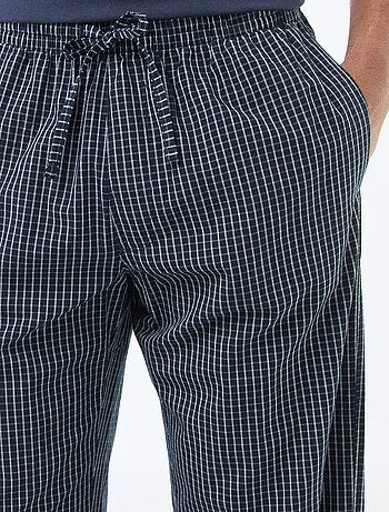 Pijama largo de popelina - 2 piezas