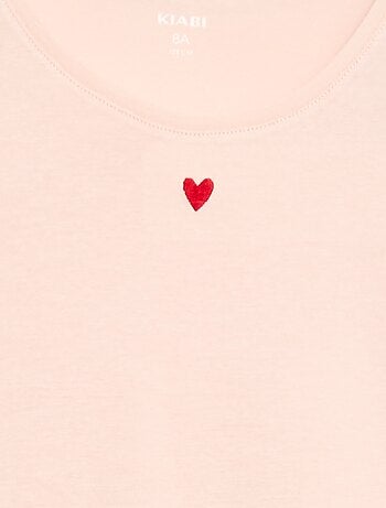 Pijama largo de popelina - 2 piezas