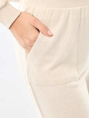 Pijama largo de punto cálido - 2 piezas