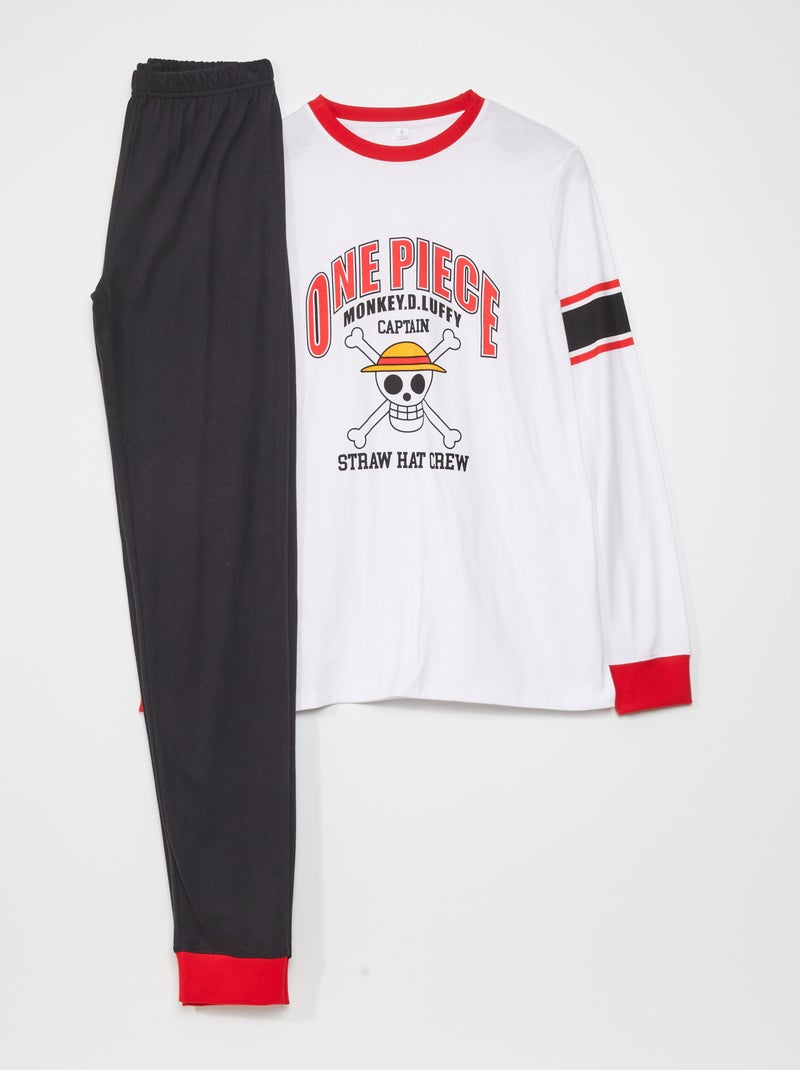 Pijama largo de punto 'One Piece' NEGRO - Kiabi