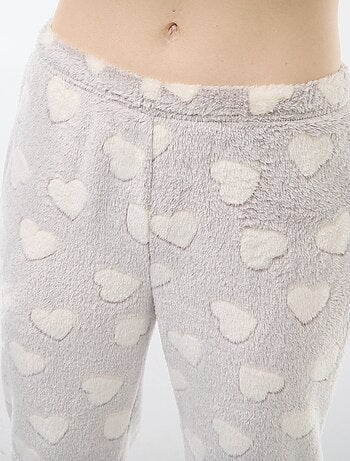 Pijama largo de punto suave - 2 piezas