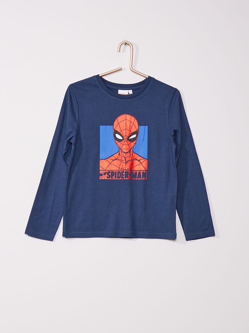 Pijama largo 'Spider-Man' - AZUL - Kiabi - 10.00€
