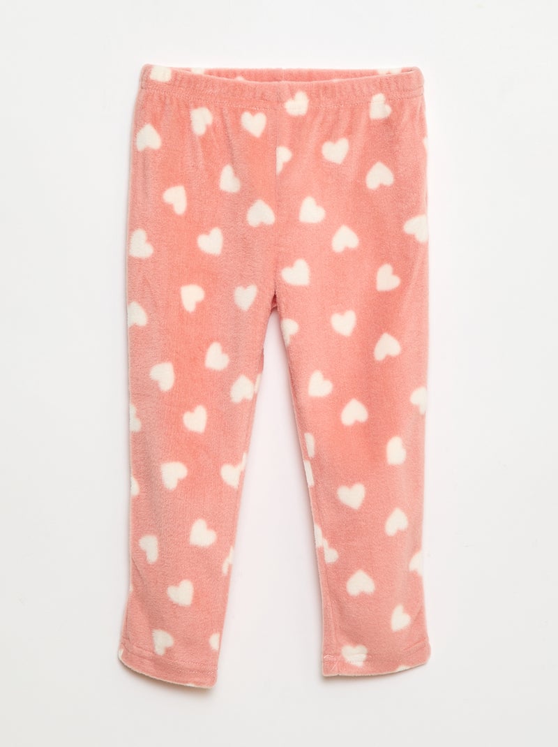 Pijama largo de terciopelo 'Marie' 'Disney' Rosa - Kiabi