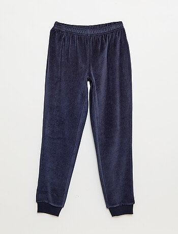 Pijama largo de terciopelo 'Mario Kart' camiseta + pantalón - 2 piezas
