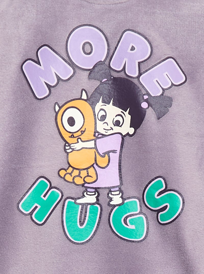 Pijama largo de terciopelo 'Monstruos S.A.' 'Disney' Purpura - Kiabi