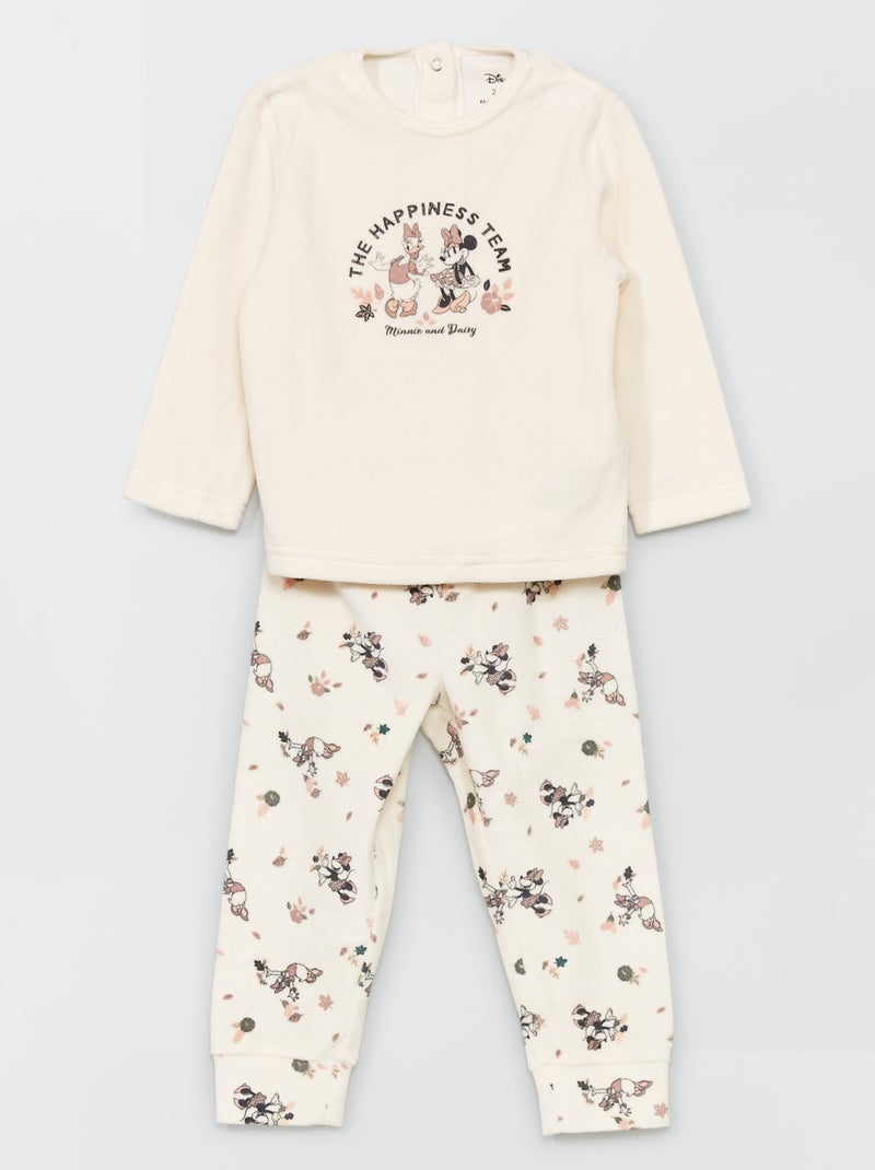 Pijama largo 'Disney' de terciopelo  - 2 piezas minnie - Kiabi