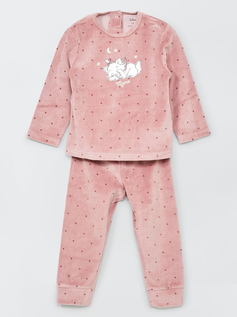 Pijama largo 'Disney' de terciopelo  - 2 piezas PURPURA - Kiabi
