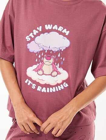 Pijama largo 'Disney' 'Stitch' camiseta + pantalón - 2 piezas