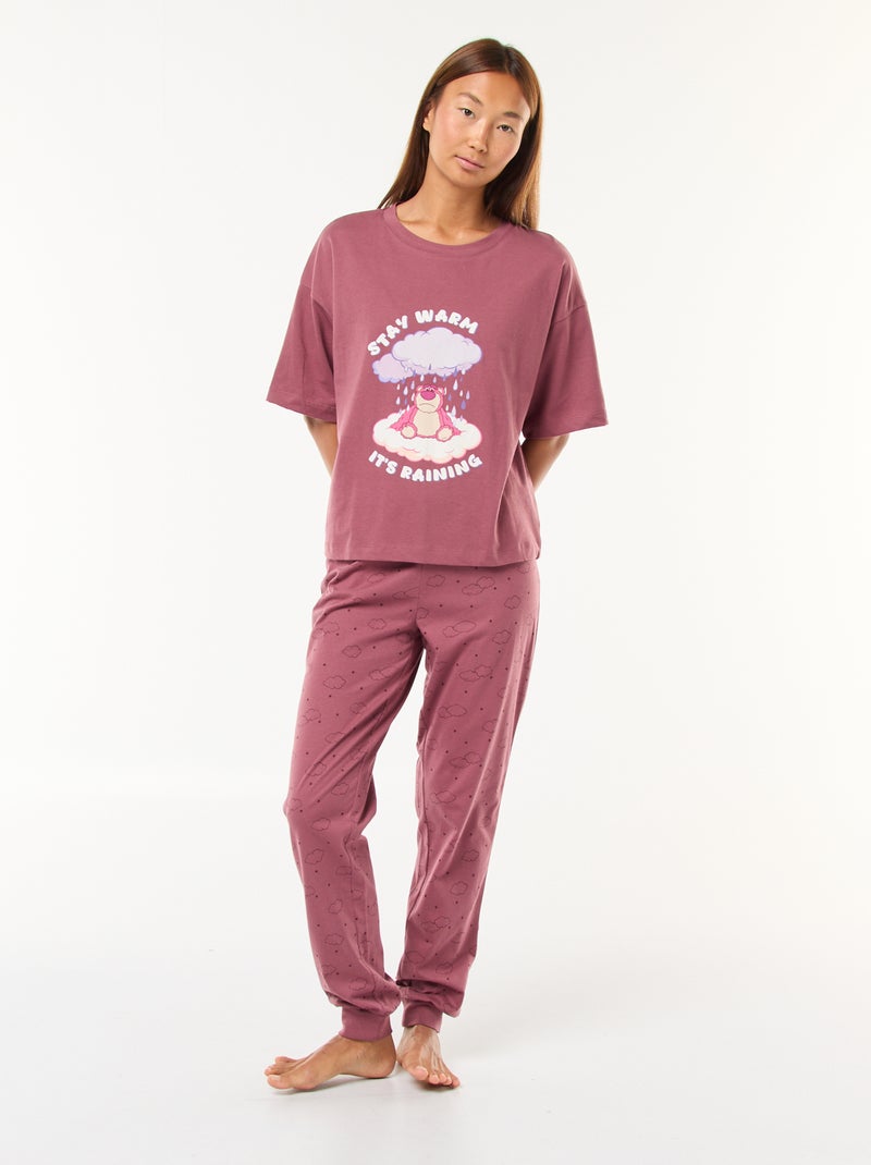 Pijama largo 'Disney' 'Lotso' 'Toy Story' - 2 piezas Rosa - Kiabi