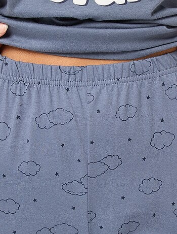 Pijama largo 'Disney' 'Stitch' camiseta + pantalón - 2 piezas