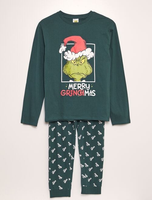 Pijama largo 'El Grinch' - 2 piezas - Kiabi