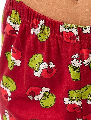 Pijama largo 'El Grinch' - 2 piezas