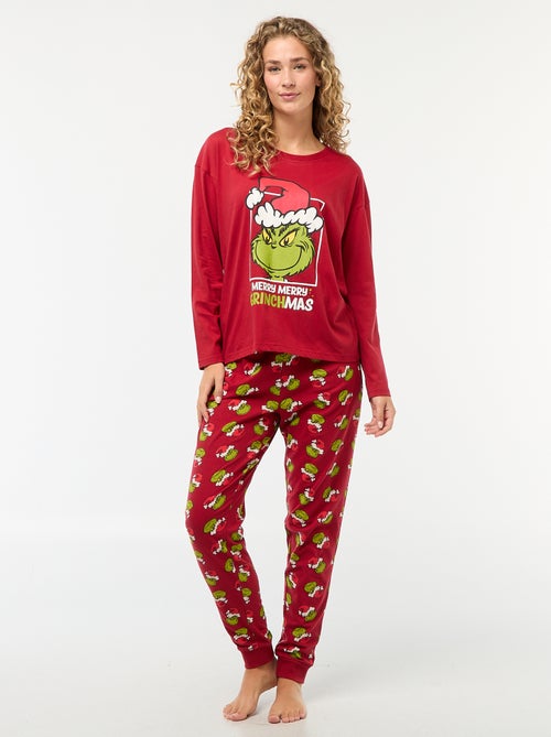 Pijama largo 'El Grinch' - 2 piezas - Kiabi