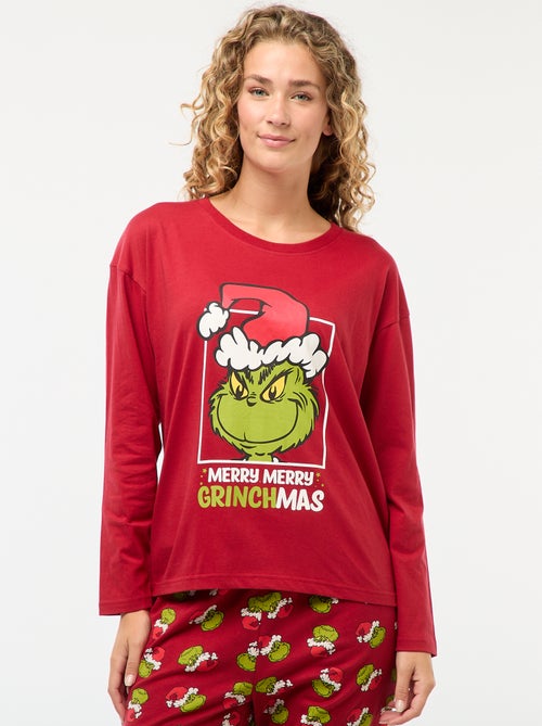 Pijama largo 'El Grinch' - 2 piezas - Kiabi
