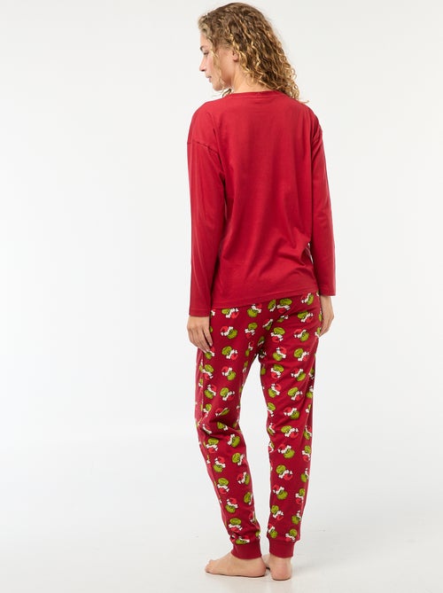 Pijama largo 'El Grinch' - 2 piezas - Kiabi