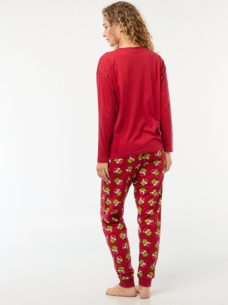 Pijama largo 'El Grinch' - 2 piezas Verde - Kiabi
