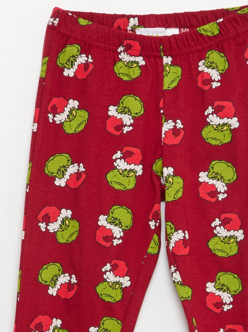Pijama largo 'El Grinch' Verde - Kiabi