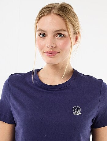 Pijama largo estampado - 2 piezas