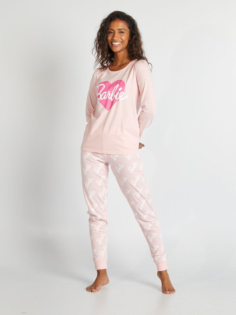 Pijama largo estampado 'Barbie' ROSA - Kiabi